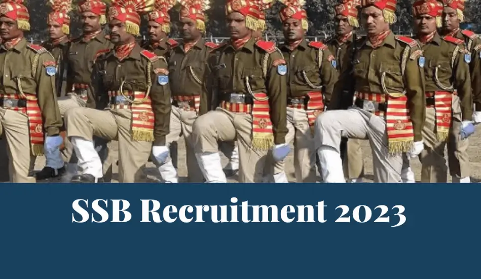SSB के लिए जल्द करें आवेदन, कुल 1656 पदों पर भर्ती