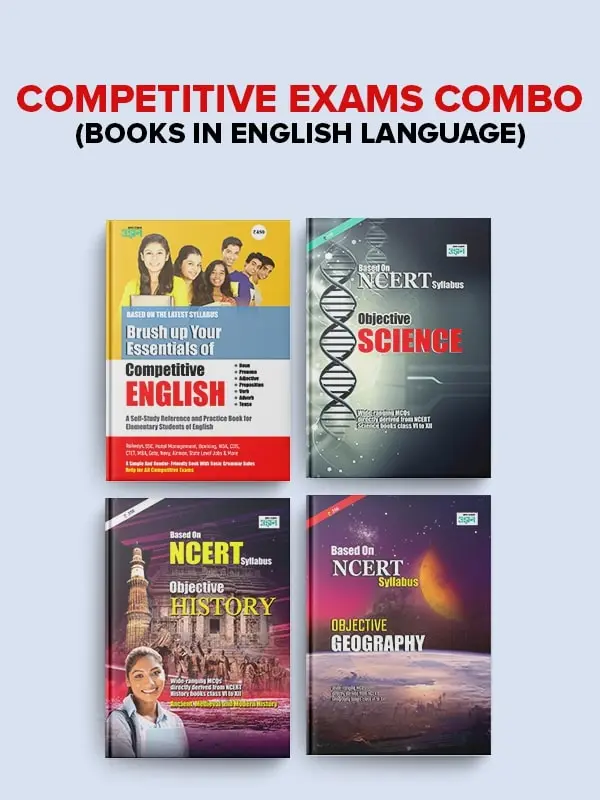Competitive Exams Combo (Books in English Language)